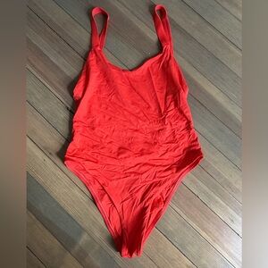 Vitamin A Vibrant Red swim suit